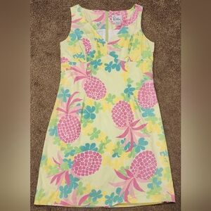 Lily Pulitzer Colorful Pineapple Print Dress